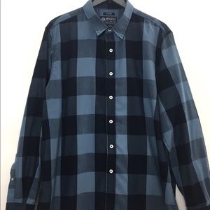 American Rag Blue Plaid XL Button Shirt